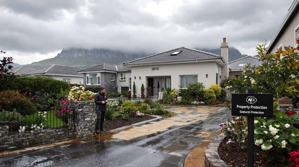 Homeowner inspects Cape Town house for stormproof waterproofing needs