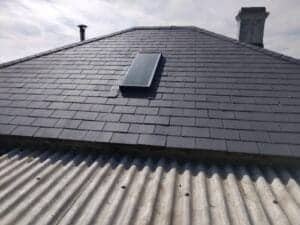 Completed roof painting in Green Point with UV-resistant coating by Wilcote Cape Town.