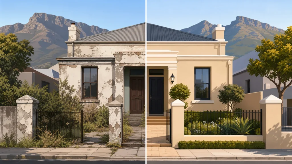 Exterior House Renovation Before and After Transformations Boost Property Value