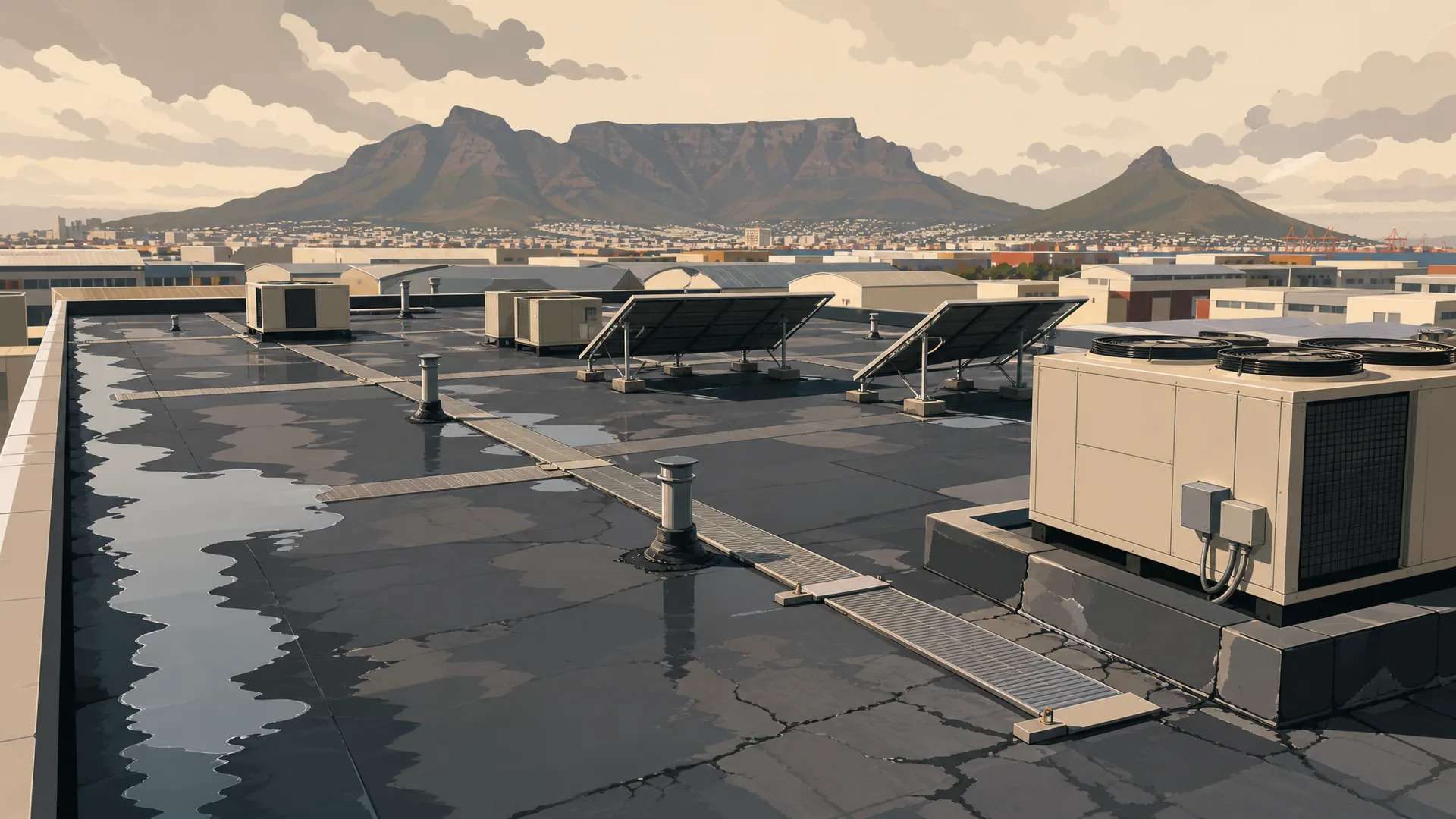 Commercial Roof Waterproofing in Cape Town